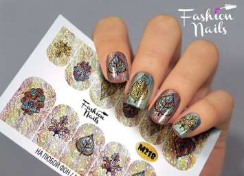 Fashion Nails Слайдер-дизайн METALLIC № 218