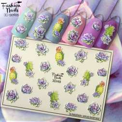 Fashion Nails Слайдер-дизайн 3D № 49