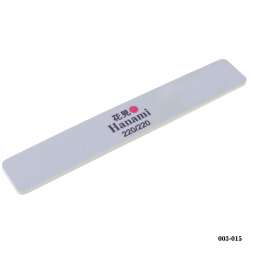 Пилка широкая Hanami 220/220 гритт белая       