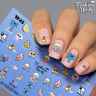 Fashion Nails Слайдер-дизайн WHITE № 45