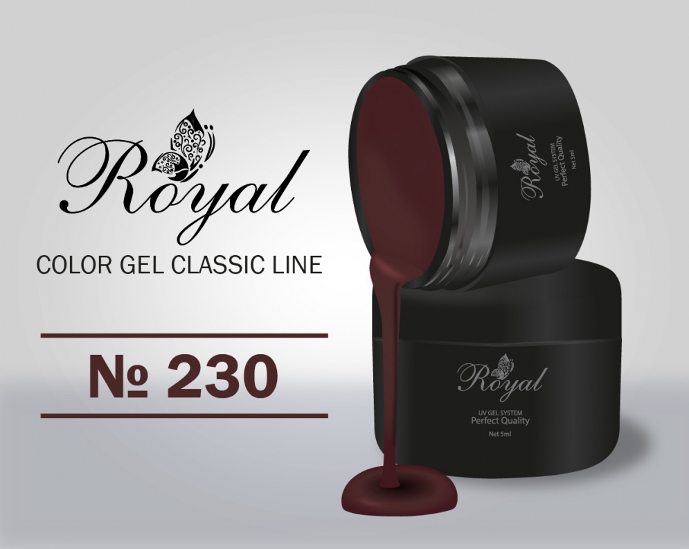 Цветной гель Royal Classic Line 5ml №230