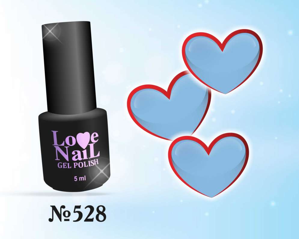 528 LOVE NAIL ГЕЛЬ ЛАК класса Premium     