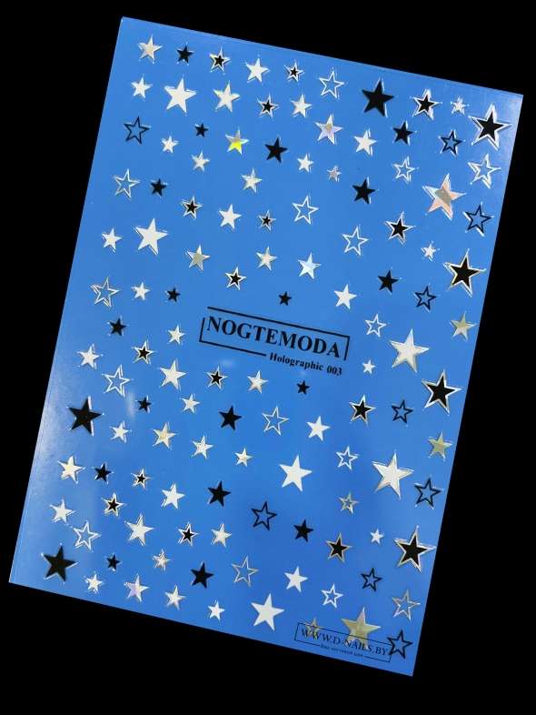 Наклейки Nogtemoda Combi Star Holographyc № 003