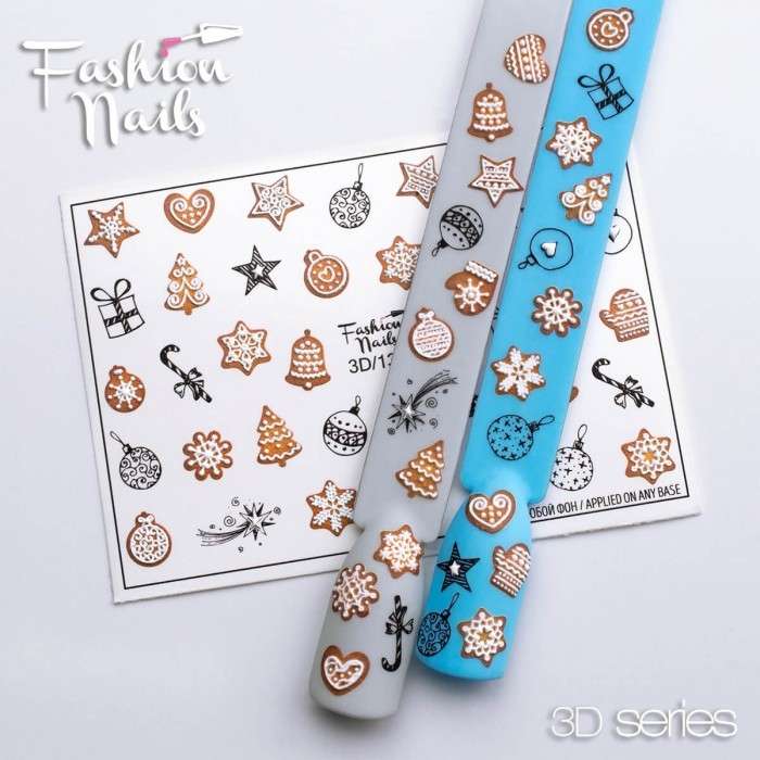 Fashion Nails Слайдер-дизайн 3D № 137