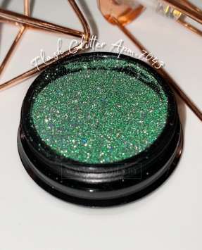 Светоотражающий Flash glitter зеленый Арт.7043