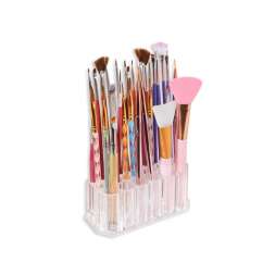 Подставка для кистей акриловая, 26 отверстий