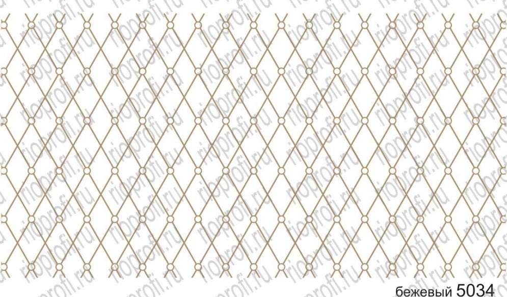 Rio Profi Слайдер На Прозрачной Основе Нэйл Круст №5034 Бежевый 