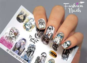Fashion Nails Слайдер-дизайн METALLIC № 230