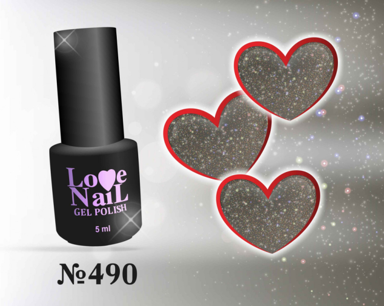 490 LOVE NAIL ГЕЛЬ ЛАК класса Premium    