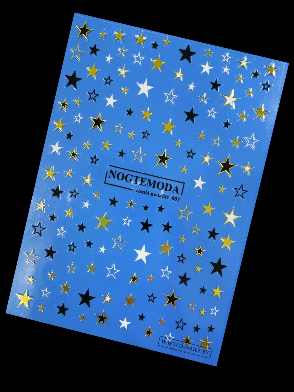 Наклейки Nogtemoda Combi Metallic № 002