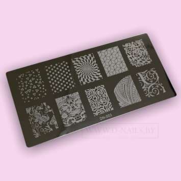 Пластина для стемпинга DN-003