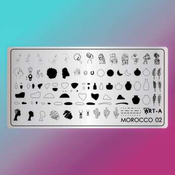 Пластина для стемпинга Morocco 02