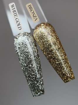 Гель-лак ROYAL Платинум "WHITE GOLD" 10 ml 