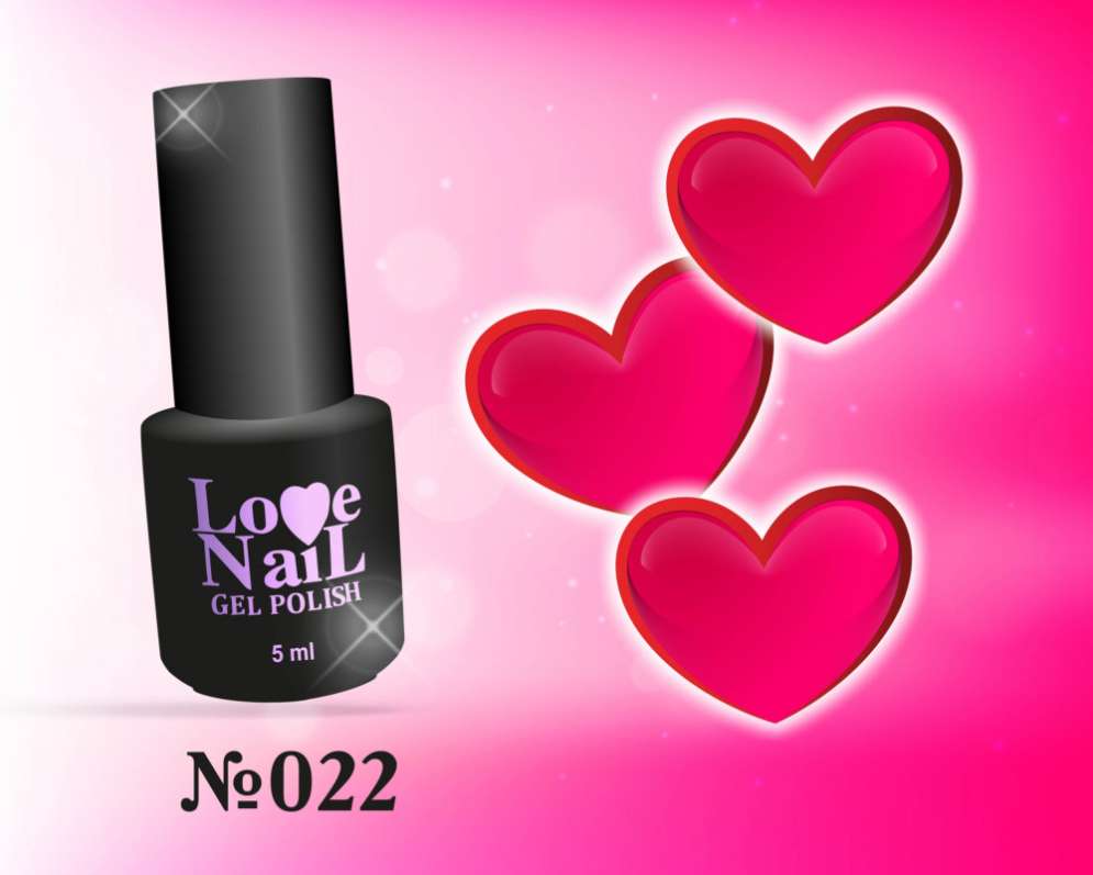 022 LOVE NAIL ГЕЛЬ ЛАК класса Premium 