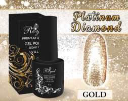 Гель-лак ROYAL Платинум Gold 10 ml          
