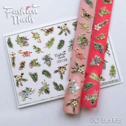 Fashion Nails Слайдер-дизайн 3D № 139
