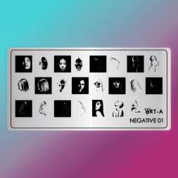 Пластина для стемпинга Negative 01