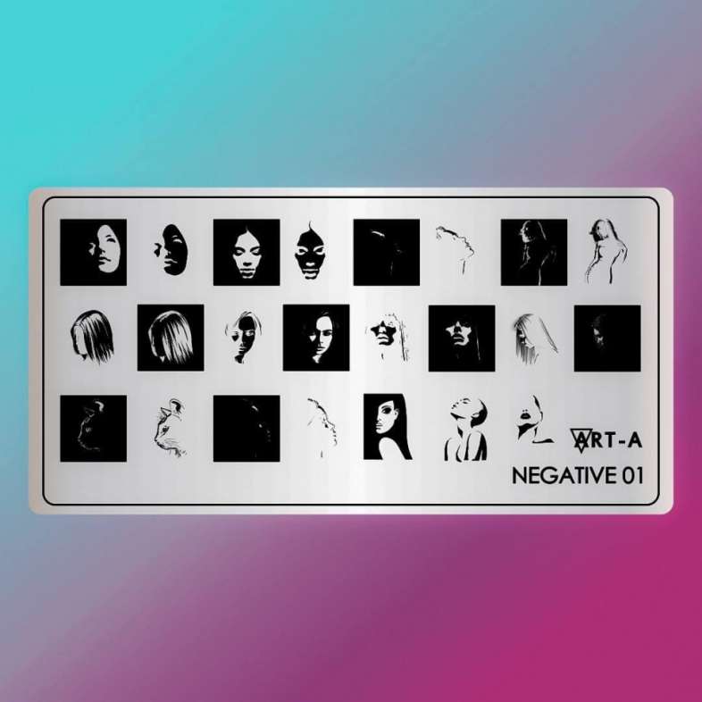 Пластина для стемпинга Negative 01