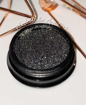 Светоотражающий Flash glitter черный Арт.7045