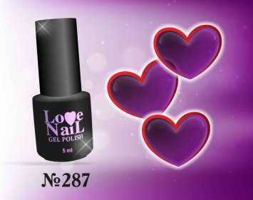 287 LOVE NAIL ГЕЛЬ ЛАК класса Premium  