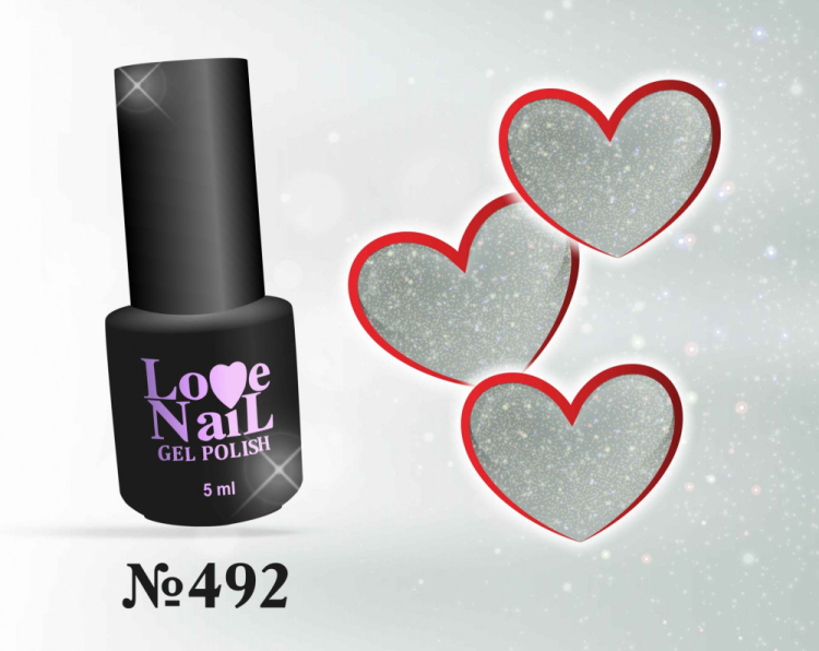 492 LOVE NAIL ГЕЛЬ ЛАК класса Premium      