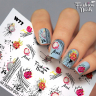 Fashion Nails Слайдер-дизайн WHITE № 73