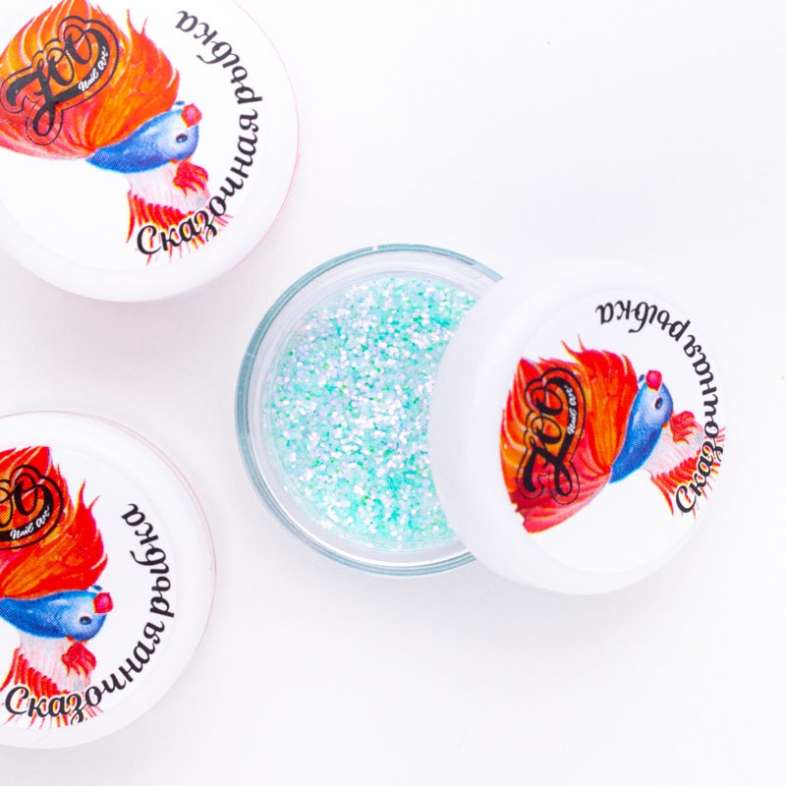 1639 Зеркальный блеск "Сказочная рыбка" 1 г     