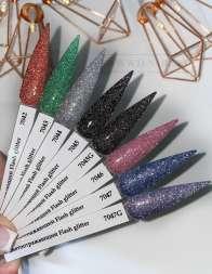 Светоотражающий Flash glitter черный голографик Арт.7045G  