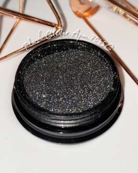 Светоотражающий Flash glitter черный голографик Арт.7045G  