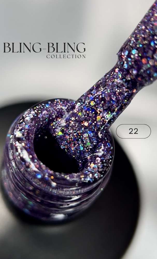 ROYAL Светоотражающий гель-лак "Блинг Блинг" BBR22