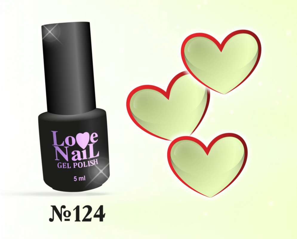 124 LOVE NAIL ГЕЛЬ ЛАК класса Premium 