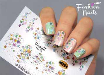 Fashion Nails Слайдер-дизайн METALLIC № 234