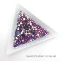 Стразы Swarovski FUCHSIA AB MIX 1440 шт (микс размеры)     