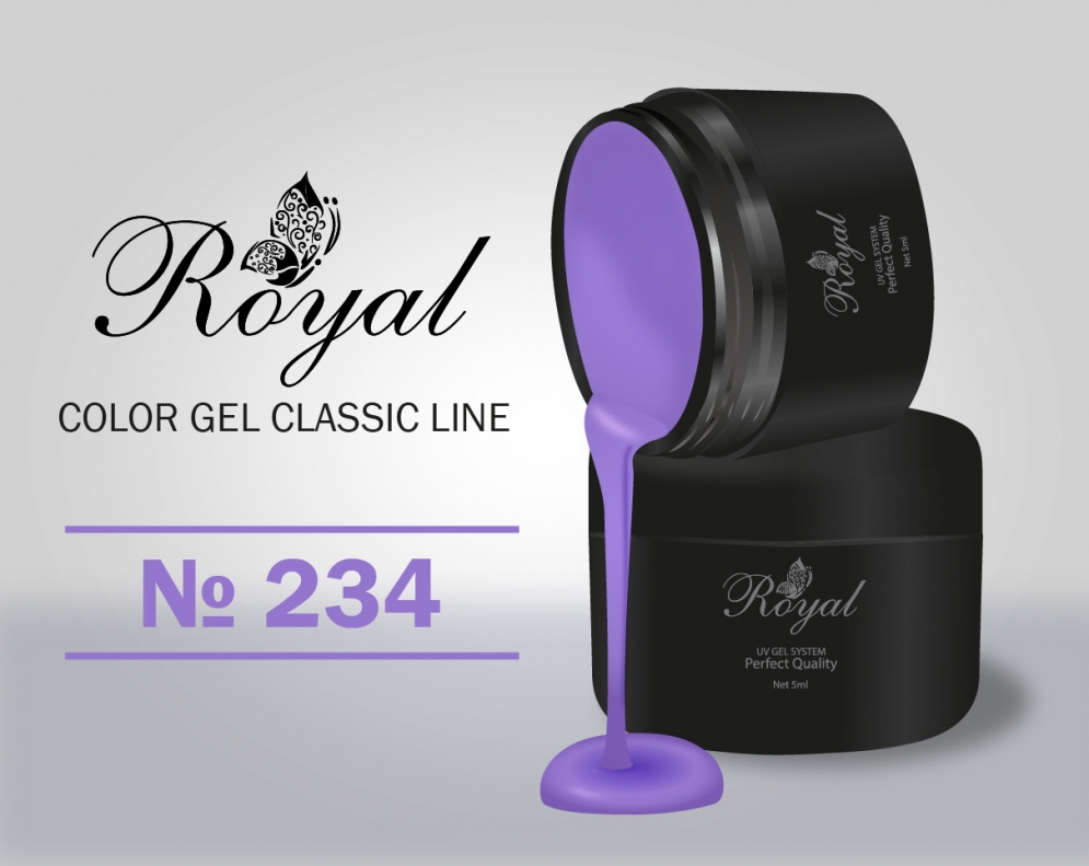 Цветной гель Royal Classic Line 5ml №234