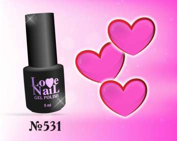 531 LOVE NAIL ГЕЛЬ ЛАК класса Premium   