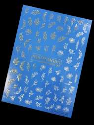 Наклейки Nogtemoda Combi Metallic № 007