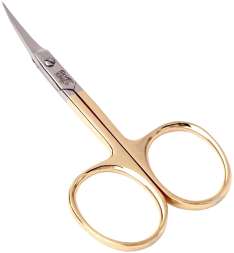 Ножницы для кутикулы Silver Star НСС-4 HG (18мм) ручной заточки узкие, загнутые серия Classic 