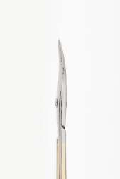 Ножницы для кутикулы Silver Star НСС-4 HG (18мм) ручной заточки узкие, загнутые серия Classic 