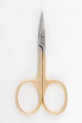 Ножницы для кутикулы Silver Star НСС-4 HG (18мм) ручной заточки узкие, загнутые серия Classic 