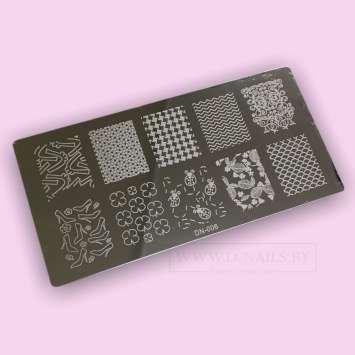 Пластина для стемпинга DN-006