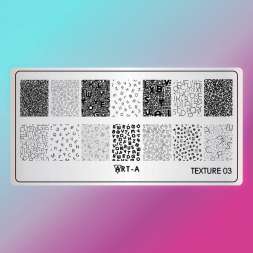 Пластина для стемпинга Texture 03