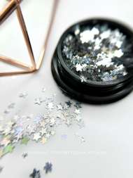 Микс лазерные голо звездочки Арт.2170 