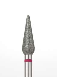 Фреза алмазная с закругленным концом "КАПЛЯ" 4,0 мм мелкая зернистость