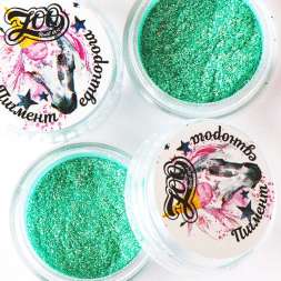 РАДУЖНЫЙ ПИГМЕНТ ДЛЯ ВТИРКИ БИРЮЗОВЫЙ ЕДИНОРОГ №1296, ZOO 0.2 Г