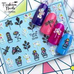 Fashion Nails Слайдер-дизайн 3D № 56