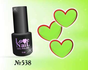 538 LOVE NAIL ГЕЛЬ ЛАК класса Premium