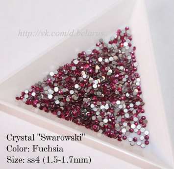 Стразы ss4 Fuchsia 1.5-1.7mm 100шт  