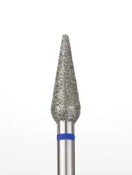 Фреза алмазная с закругленным концом "КАПЛЯ" 4,0 мм средняя зернистость  
