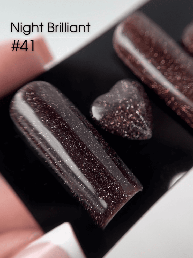ROYAL Светоотражающий гель-лак "Ночной Бриллиант" NDG41
