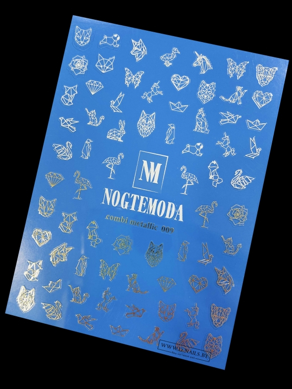 Наклейки Nogtemoda Combi Metallic № 009